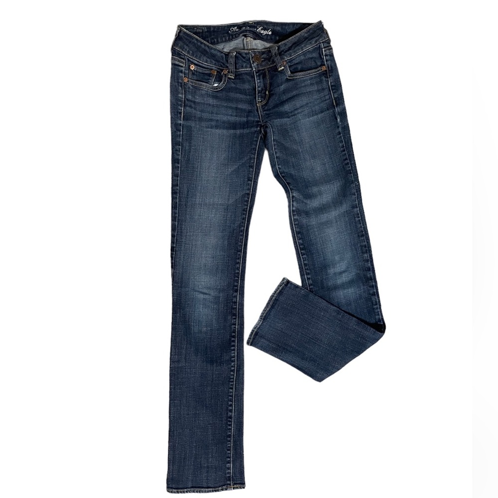 American Eagle Straight Stretch jeans - size 0 long